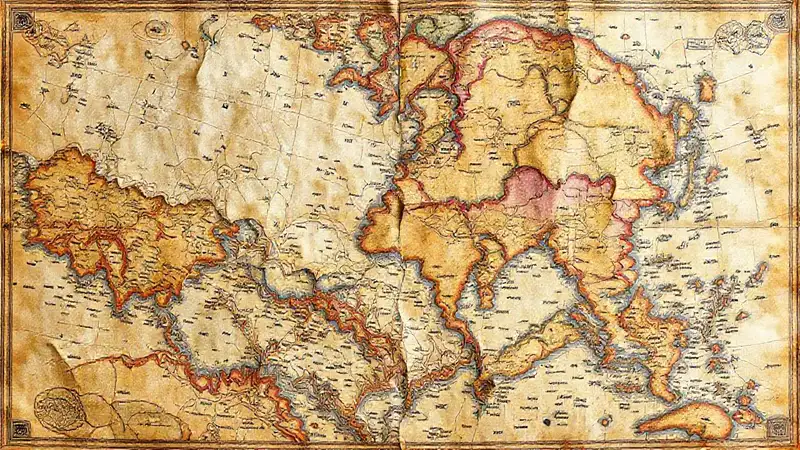 Fragmentos antiguos de mapas revelan tierras